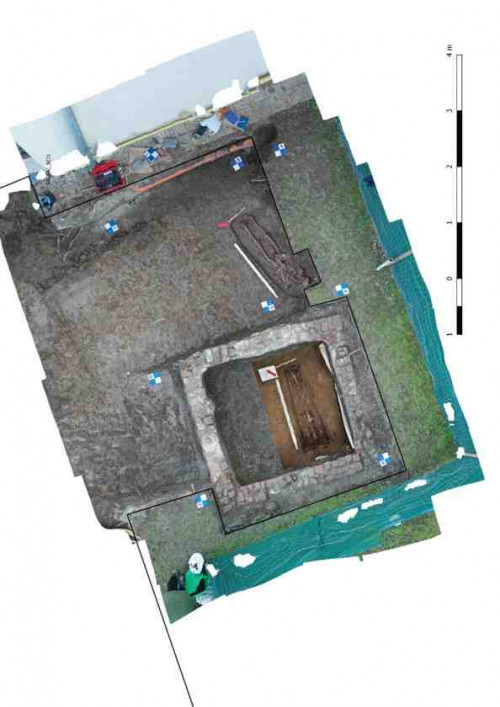 Pl. 3. Suprafața 1 – Ortofotoplan al complexelor funerare M96 și M98